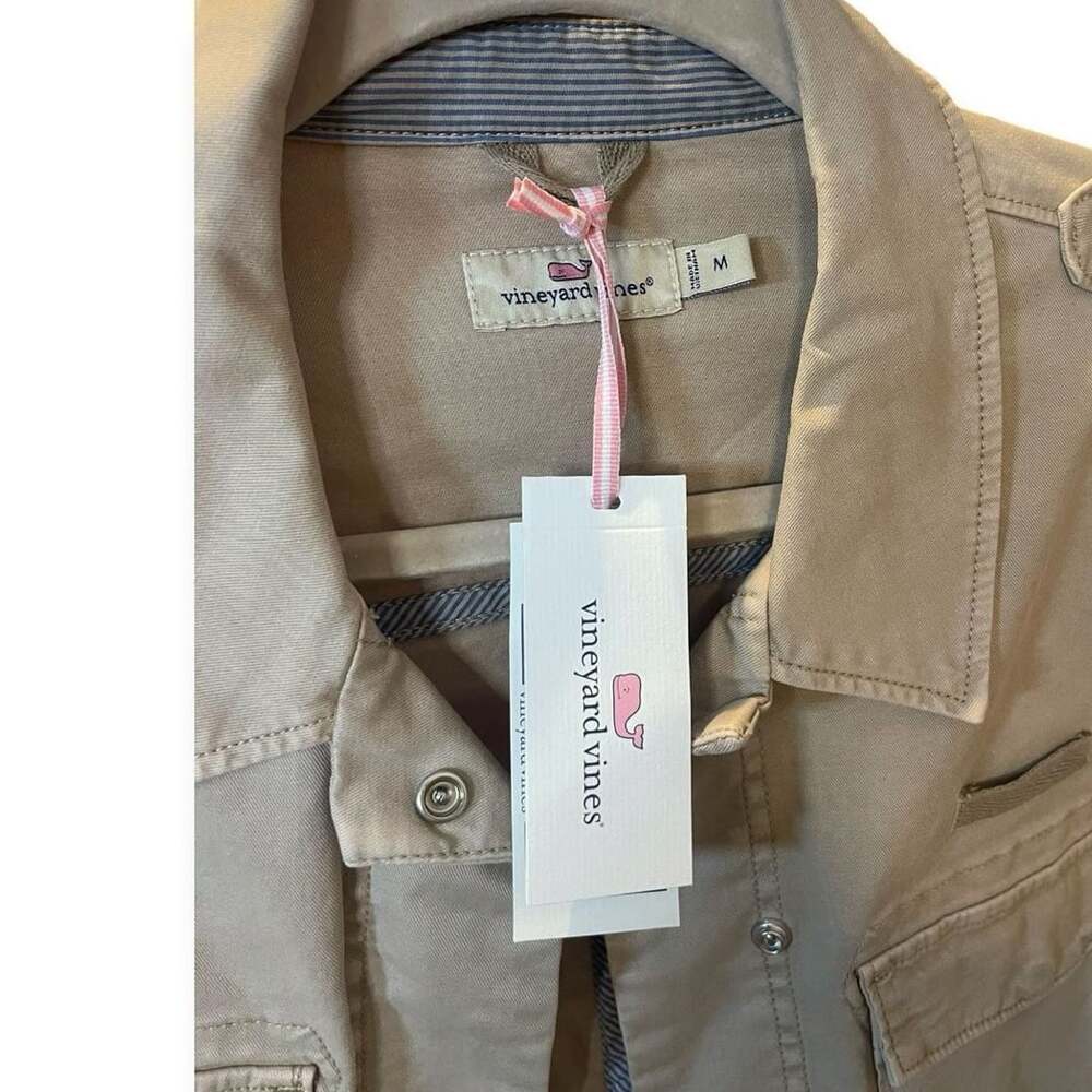 NWT Vineyard Vines Garment-Dyed Utility Jacket Size M Khaki